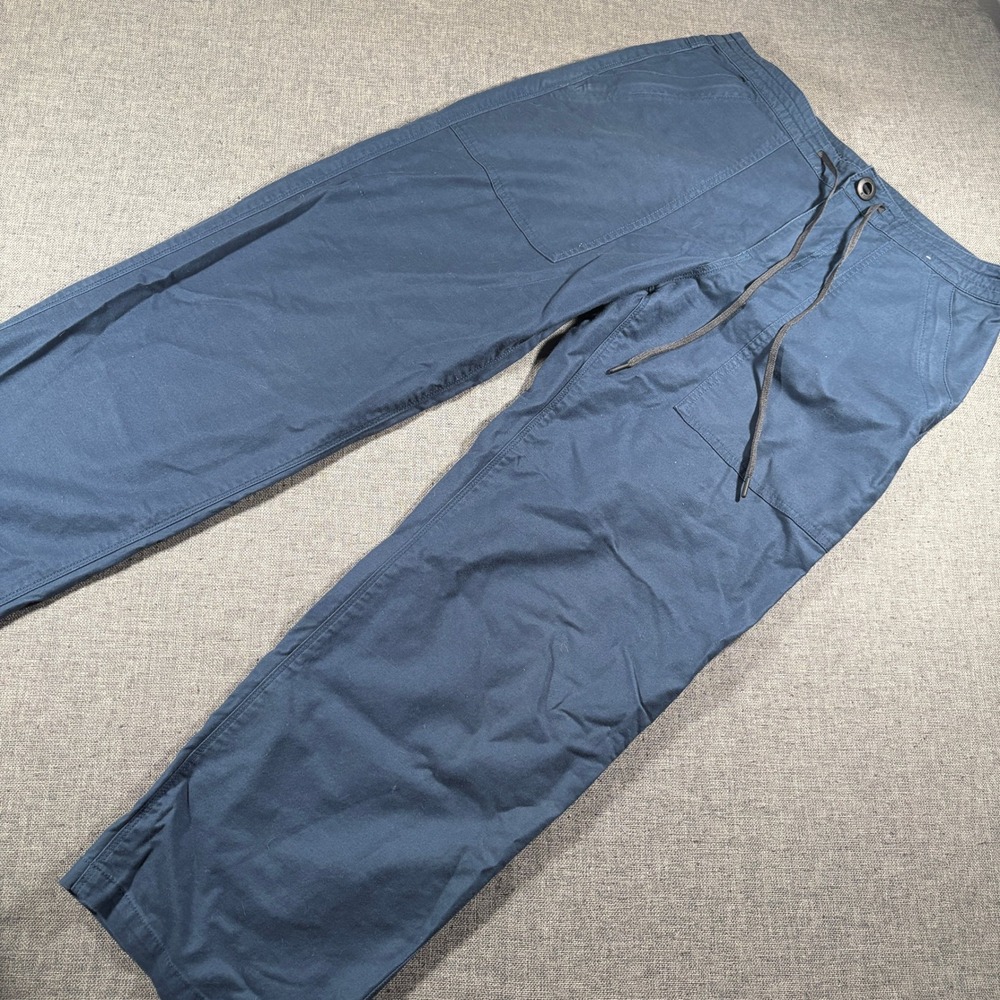 Roark Layover Pant Mens 28x27 Navy Blue Stretch Travel Utility Trousers WRP001